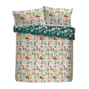 Fusion Christmas Ornaments Duvet Cover Set in Green