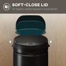 HOMCOM 30L Sensor Bin With Soft-Close Lid, Automatic Touchless Kitchen Bin