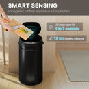 HOMCOM 30L Sensor Bin With Soft-Close Lid, Automatic Touchless Kitchen Bin