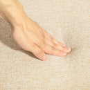 HOMCOM 3 Seater Sofa, Linen Fabric Sofa for Living Room, Beige