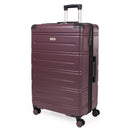Pierre  Cardin Ultra Strong ABS Travel Case With 8 Spinner Wheels TSA Locks