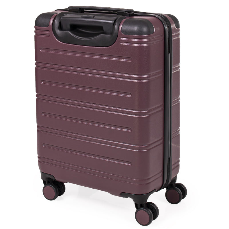 Pierre  Cardin Ultra Strong ABS Travel Case With 8 Spinner Wheels TSA Locks