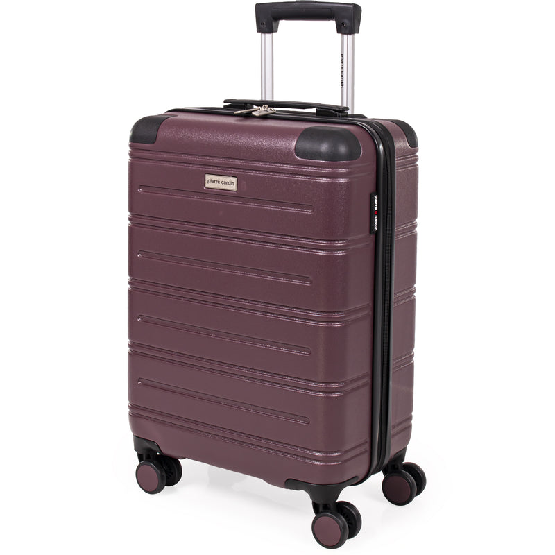 Pierre  Cardin Ultra Strong ABS Travel Case With 8 Spinner Wheels TSA Locks