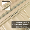 Pierre Cardin Ultra Strong Lightweight Travel Case With 8 Spinner Wheels TSA Locks