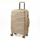 Pierre Cardin Ultra Strong Lightweight Travel Case With 8 Spinner Wheels TSA Locks