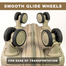 Pierre Cardin Ultra Strong Lightweight Travel Case With 8 Spinner Wheels TSA Locks