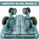 Pierre Cardin Ultra Strong Lightweight Travel Case With 8 Spinner Wheels TSA Locks