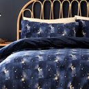 Fusion Cosmic Star Duvet Cover Set in Navy
