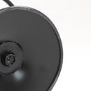 HOMCOM Set Of 2 Microfibre Retro Tub Bar Stools Metal Frame Footrest Seat Green/Blue