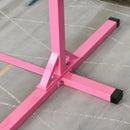 HOMCOM Childs  Gymnastics Horizontal Bar- Pink