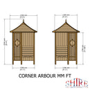 Corner Pressure Treated Arbour