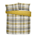 D & D Connolly Check Duvet Cover Set in Ochre