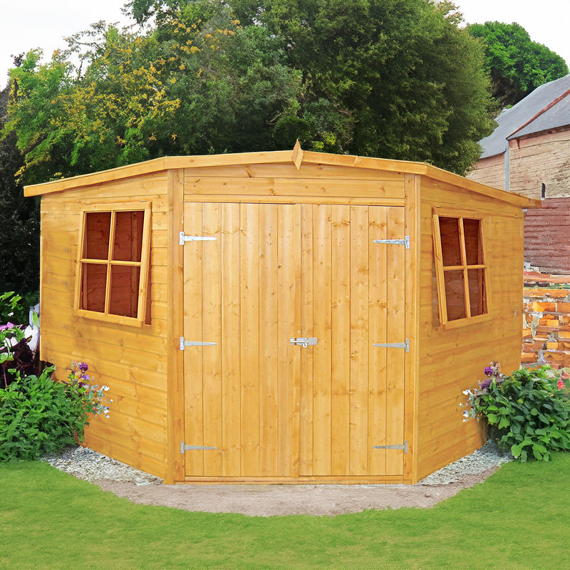 Shiplap Corner Shed