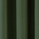 Fusion Cannes Eyelet Curtains in Bottle Green
