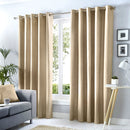 Fusion Cannes Eyelet Curtains in Natural