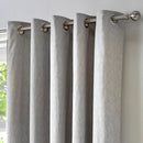 Fusion Cannes Eyelet Curtains in Silver
