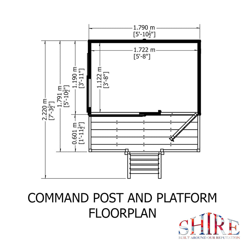 Command Post & Platform Playhouse