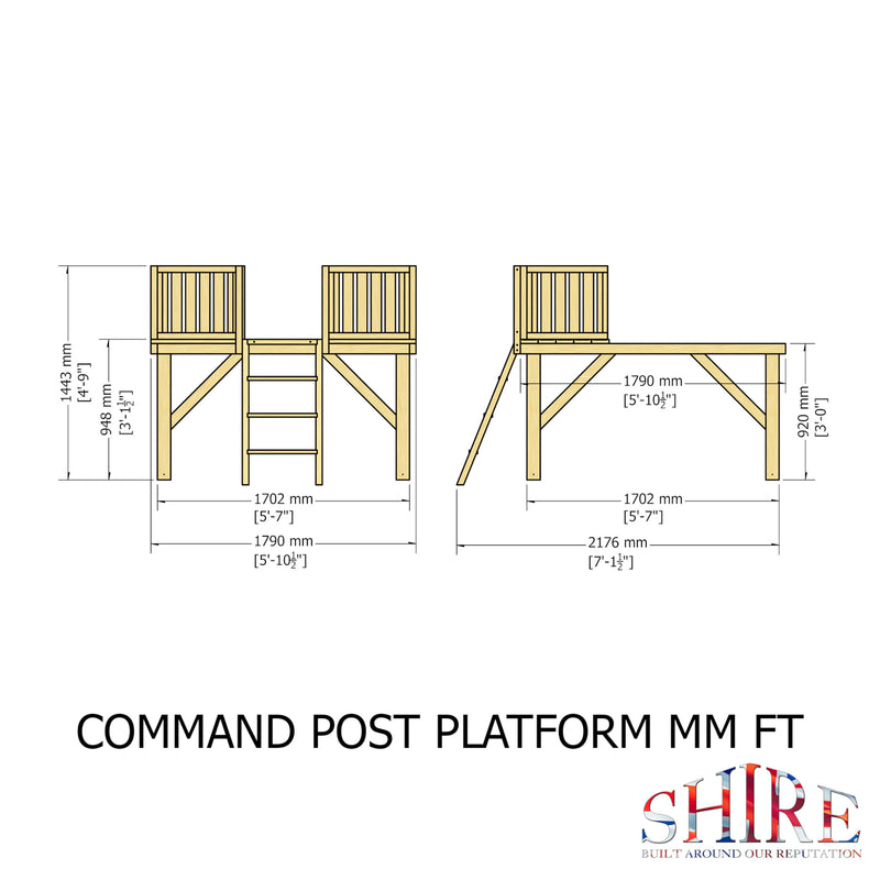 Command Post & Platform Playhouse