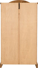 CORONA 2 DOOR WARDROBE - DISTRESSED WAXED PINE