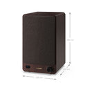 Sharp Bookshelf Speaker - Brown