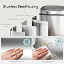 HOMCOM 50L Sensor Bin, Stainless Steel Kitchen Bin With Automatic Close