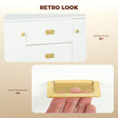 HOMCOM Modern Sideboard, Storage Cabinet, Accent Cupboard White