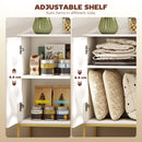 HOMCOM Modern Sideboard, Storage Cabinet, Accent Cupboard White