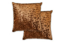 Crushed Velvet Luxury Cushion Cover in Taupe