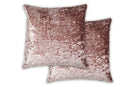 Crushed Velvet Luxury Cushion Cover in Taupe