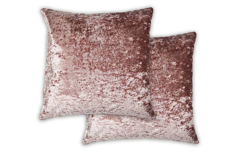 Crushed Velvet Luxury Cushion Cover in Taupe
