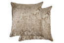 Crushed Velvet Luxury Cushion Cover in Taupe