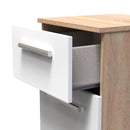 Copenhagen Ready Assembled Bedside Table with 3 Drawers  - t