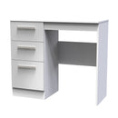 Copenhagen Ready Assembled Dressing Table  - Grey Matt & White
