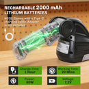 Outsunny 2-in-1 Cordless Hedge Trimmer & Grass Shear with 2000mAh Batteries