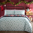 Fusion Christmas Houses Duvet Cover Set in Navy