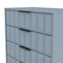 Bremen Ready Assembled 4 Drawer Chest in Denim Blue