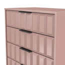 Bremen Ready Assembled 4 Drawer Chest in Kobe Pink