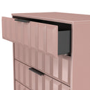 Bremen Ready Assembled 4 Drawer Chest in Kobe Pink