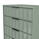 Bremen Ready Assembled 4 Drawer Chest in Reed Green