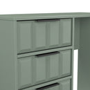 Bremen Ready Assembled 4 Drawer Vanity in Reed Green