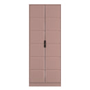 Bremen Ready Assembled 2 Door Wardrobe in Kobe Pink
