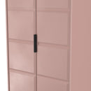 Bremen Ready Assembled 2 Door Wardrobe in Kobe Pink