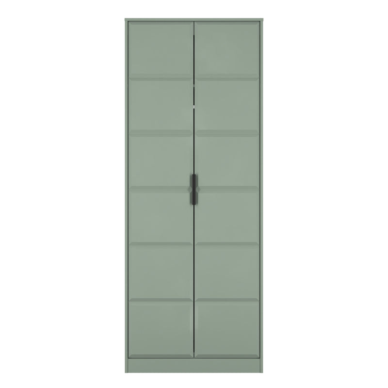 Bremen Ready Assembled 2 Door Wardrobe in Reed Green