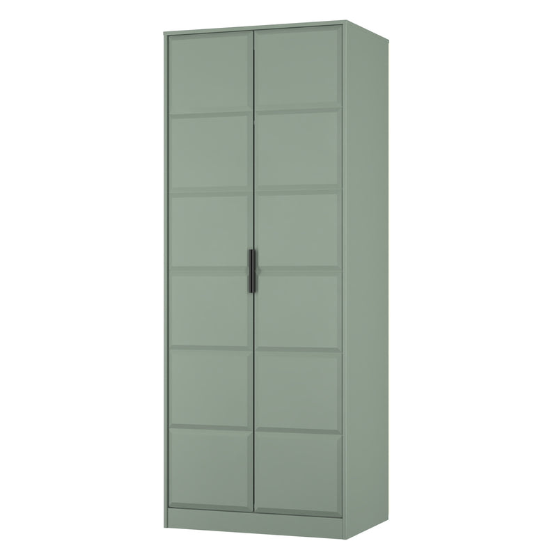 Bremen Ready Assembled 2 Door Wardrobe in Reed Green