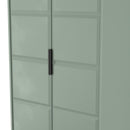 Bremen Ready Assembled 2 Door Wardrobe in Reed Green