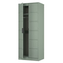 Bremen Ready Assembled 2 Door Wardrobe in Reed Green