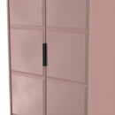 Bremen Ready Assembled 2 Door 2 Drawer Wardrobe in Kobe Pink