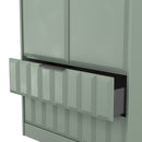 Bremen Ready Assembled 2 Door 2 Drawer Wardrobe in Reed Green