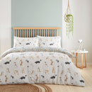 Fusion Cute Dogs Duvet Cover Set in Duck Egg