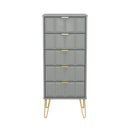 Hanover Ready Assembled 5 Drawer Tallboy in Dusk Grey